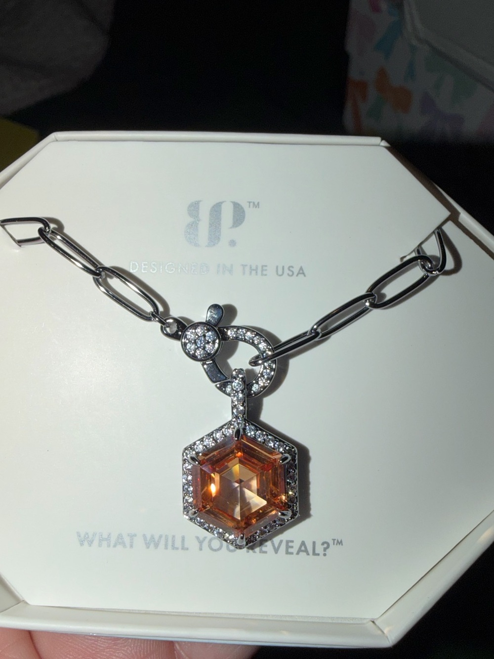 Bomb Party Necklace-Could You Stay Forever? Smokey Topaz on Hematite